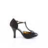 Pleaser DELIGHT-4063 Black Patent Sale Women