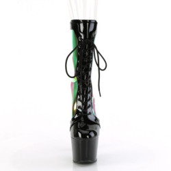 Pleaser ADORE-1047 Black Patent Hologram Sale Women