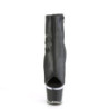 Pleaser SPECTATOR-1012 Black Vegan Leather Transparent