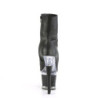 Pleaser SPECTATOR-1012 Black Vegan Leather Transparent