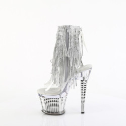 Pleaser SPECTATOR-1017RSF Transparent Silver Chrome