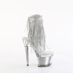 Pleaser SPECTATOR-1017RSF Transparent Silver Chrome