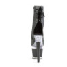 Pleaser SPECTATOR-1018 Black Vegan Leather Transparent