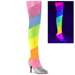 Pleaser Pink Label DREAM-3012 Thigh High Boots Men