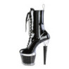 Pleaser SPECTATOR-1040 Black Patent Transparent Sale
