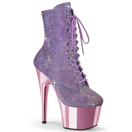 Pleaser ADORE-1020CHRS Lavender Strass Chrome Sale Women