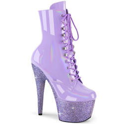 Pleaser BEJEWELED-1020-7 Lavender Hologram Patent Stras