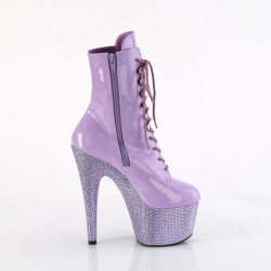 Pleaser BEJEWELED-1020-7 Lavender Hologram Patent Stras