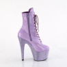 Pleaser BEJEWELED-1020-7 Lavender Hologram Patent Stras