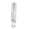 Pleaser SPECTATOR-1040G Silver Glitter Transparent Chrom