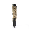 Pleaser FLAMINGO-1050LP Leopard Print Pony Hair Black
