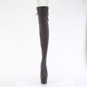 Pleaser ADORE-3008REFL Refllective Stretch Overknee Boots