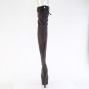 Pleaser ADORE-3008REFL Refllective Stretch Overknee Boots