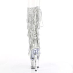 Pleaser SPECTATOR-2017RSF Transparent Silver Chrome