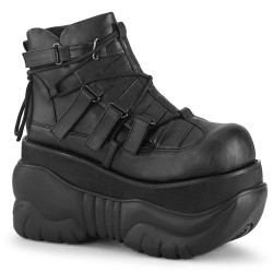Demonia BOXER-13 Black Vegan Leather Men Boots