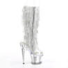 Pleaser SPECTATOR-2017RSF Transparent Silver Chrome