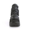 Demonia BOXER-13 Black Vegan Leather Men Boots