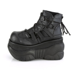 Demonia BOXER-13 Black Vegan Leather Men Boots
