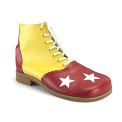 Funtasma CLOWN-02 Yellow Red Vegan Circus Shoes