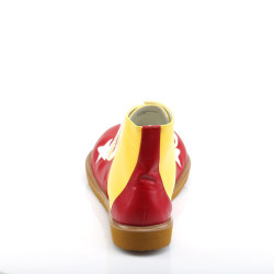 Funtasma CLOWN-02 Yellow Red Vegan Circus Shoes