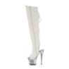 Pleaser CRAZE-3023 Patent Heelless Overknee Boots
