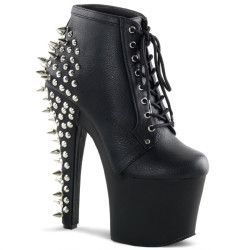 Pleaser FEARLESS-700-28 Spikes Heeled Platform Boots