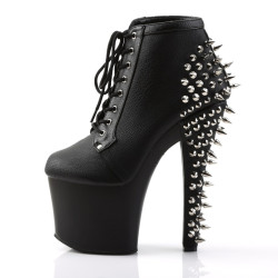 Pleaser FEARLESS-700-28 Spikes Heeled Platform Boots
