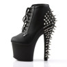 Pleaser FEARLESS-700-28 Spikes Heeled Platform Boots