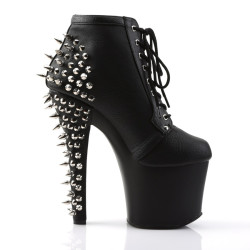 Pleaser FEARLESS-700-28 Spikes Heeled Platform Boots