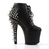 Pleaser FEARLESS-700-28 Spikes Heeled Platform Boots
