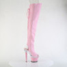Pleaser SPECTATOR-3030 Rose Laced Overknee Boots