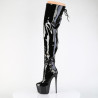 Pleaser JUBILANT-3007 Patent Heeled Overknee Boots