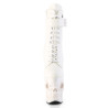 Pleaser RAPTURE-1020STR-LT White Vegan Leather Boots