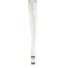 Pleaser SPECTATOR-3030 White Vegan Leather Transparent