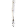 Pleaser SPECTATOR-3030 White Vegan Leather Transparent