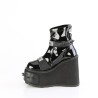 Demonia TRANSFORMER-808 Black Vegan Leather Sale Women