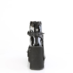 Demonia TRANSFORMER-808 Black Vegan Leather Sale Women