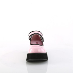 Demonia SPRITE-01 Rose Hologram Maryjane Platform Shoes