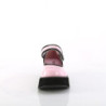 Demonia SPRITE-01 Rose Hologram Maryjane Platform Shoes
