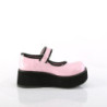 Demonia SPRITE-01 Rose Hologram Maryjane Platform Shoes