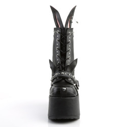 Demonia CAMEL-202 Black Vegan Chunky Platform Boots