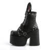Demonia CAMEL-202 Black Vegan Chunky Platform Boots