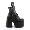 Demonia CAMEL-202 Black Vegan Chunky Platform Boots