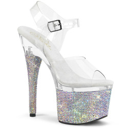 Pleaser ESTEEM-708DM Strass Platform High Heels Shoes
