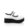 Demonia SPRITE-01 White Hologram Maryjane Platform Shoes