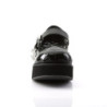 Demonia SPRITE-05 Black Vegan Maryjane Platform Shoes