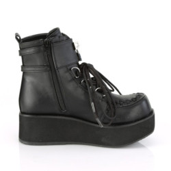 Pleaser ADORE-1018DCS Silver Strass Chrome Ankle Boots