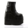 Demonia STACK-201 Black Vegan Cyber Platform Men Boots