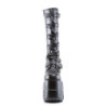 Demonia STACK-308 Black Vegan Cyber Platform Men Boots