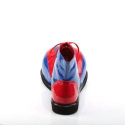 Funtasma CLOWN-05 Red Blue Patent Circus Shoes
